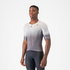 Castelli - tricou ciclism maneca scurta tailored fit cu protectie solara - Upf Jersey - 20-38 gr C - gri argintiu