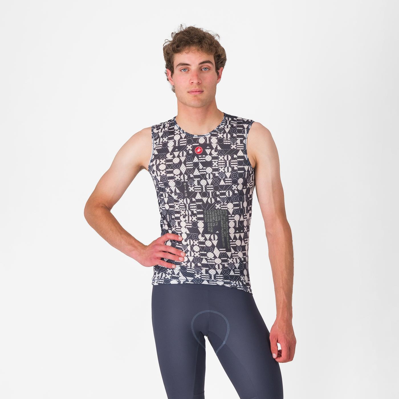 Castelli Castelli - bluza de corp fara maneci - Espresso R--A/D Baselayer - albastru Twilight