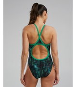 TYR - costum baie intreg pentru femei - Diamondfit - Atrix - albastru I verde