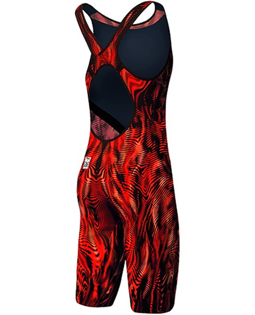 TYR - costum tehnic inot femei - Venzo Open Back - rosu