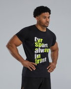TYR - tricou casual - Graphic Tee - negru I lime