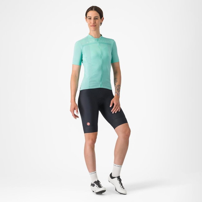 Castelli - tricou ciclism maneca scurta regular fit - Anima 4 W Jersey - 18-32 gr C - albastru deschis