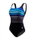TYR Ombre stripe aqua controlfit costum - negru albastru
