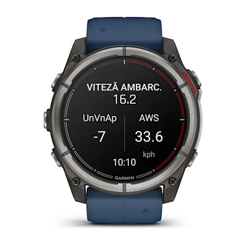 Garmin - Quatix 8 AMOLED 51 mm - ceas inteligent nautic GPS