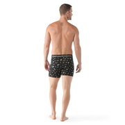Smartwool - boxer merino - Merino Print Boxer Brief Boxed - Negru