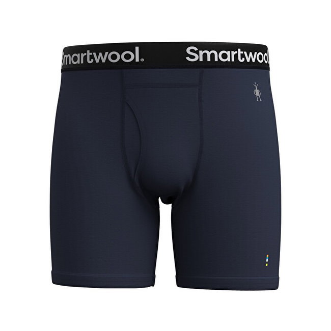 Smartwool - boxer merino - Merino Boxer Brief Boxed - Albastru