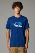 The North Face - tricou - M Mountain Line - Albastru