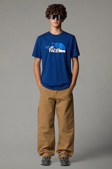 The North Face - tricou - M Mountain Line - Albastru