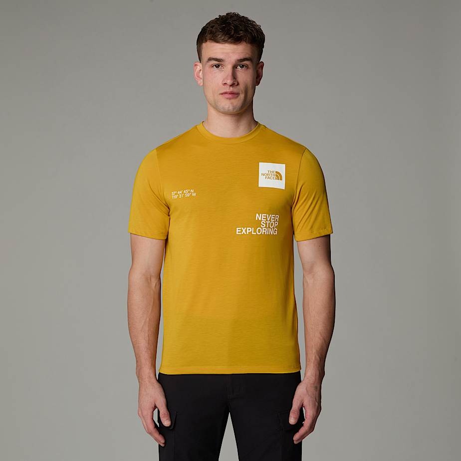 The North Face The North Face - tricou - M Mountain Foundation Coordinates - Galben