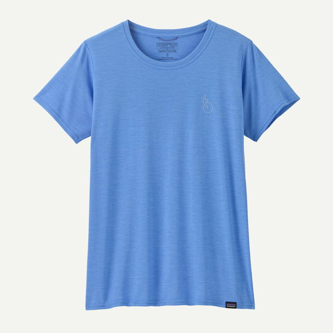 Patagonia - tricou - W Capilene Cool Daily Graphic Waters - Albastru deschis
