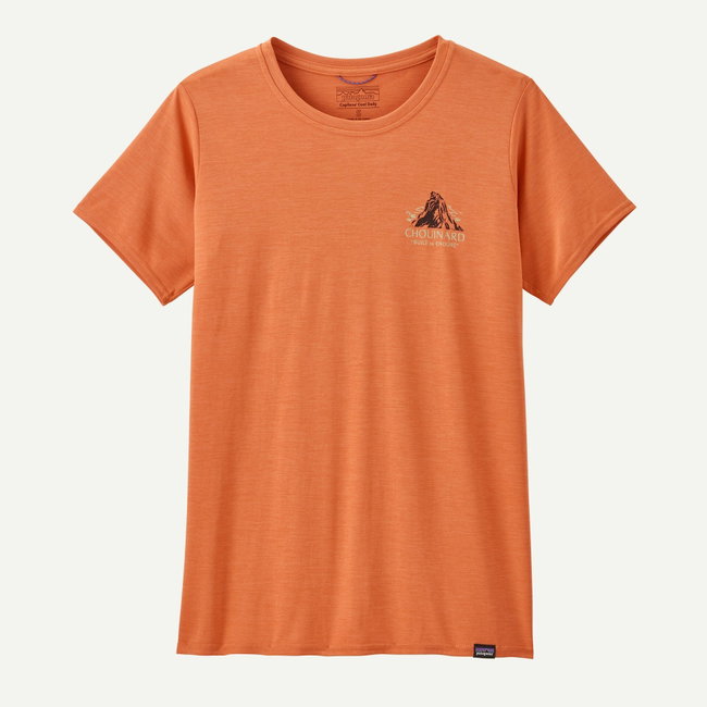 Patagonia - tricou - W Capilene Cool Daily Graphic Lands - Portocaliu