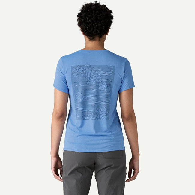 Patagonia - tricou - W Capilene Cool Daily Graphic - Albastru