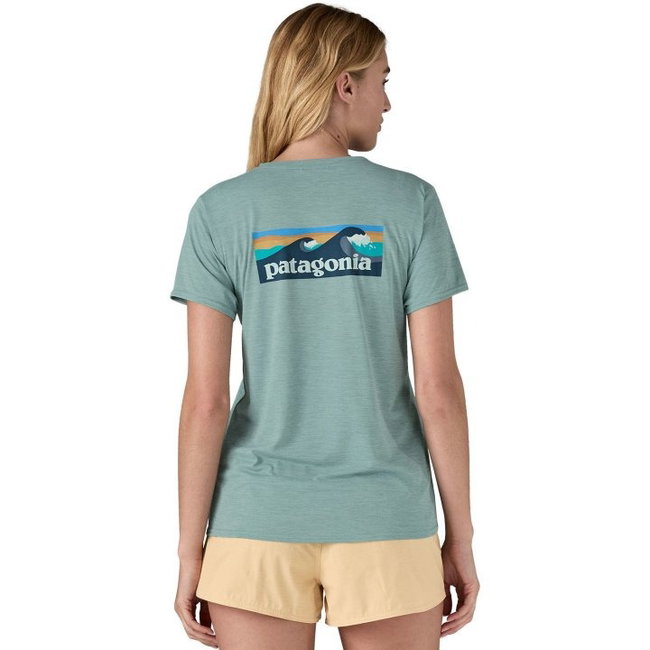 Patagonia - tricou - W Capilene Cool Daily Graphic Waters - Albastru