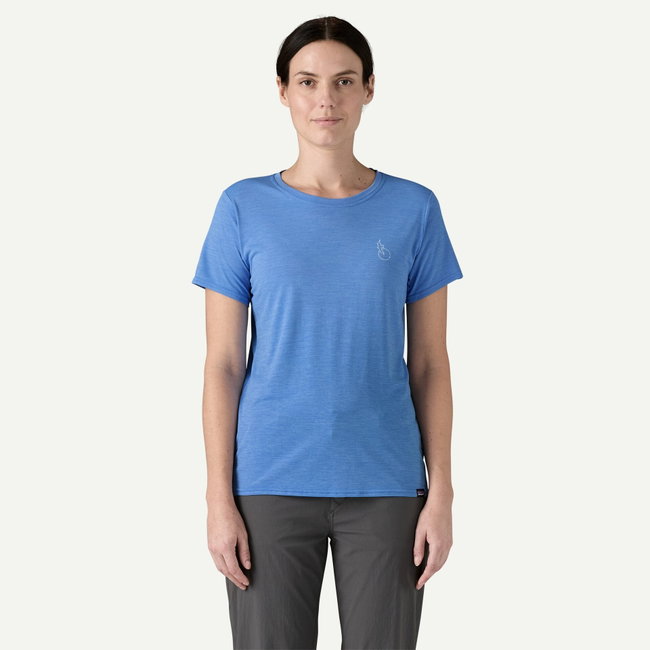 Patagonia - tricou - W Capilene Cool Daily Graphic Waters - Albastru deschis