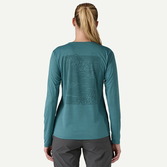 Patagonia - bluza - W Capilene Cool Daily Graphic - Albastru