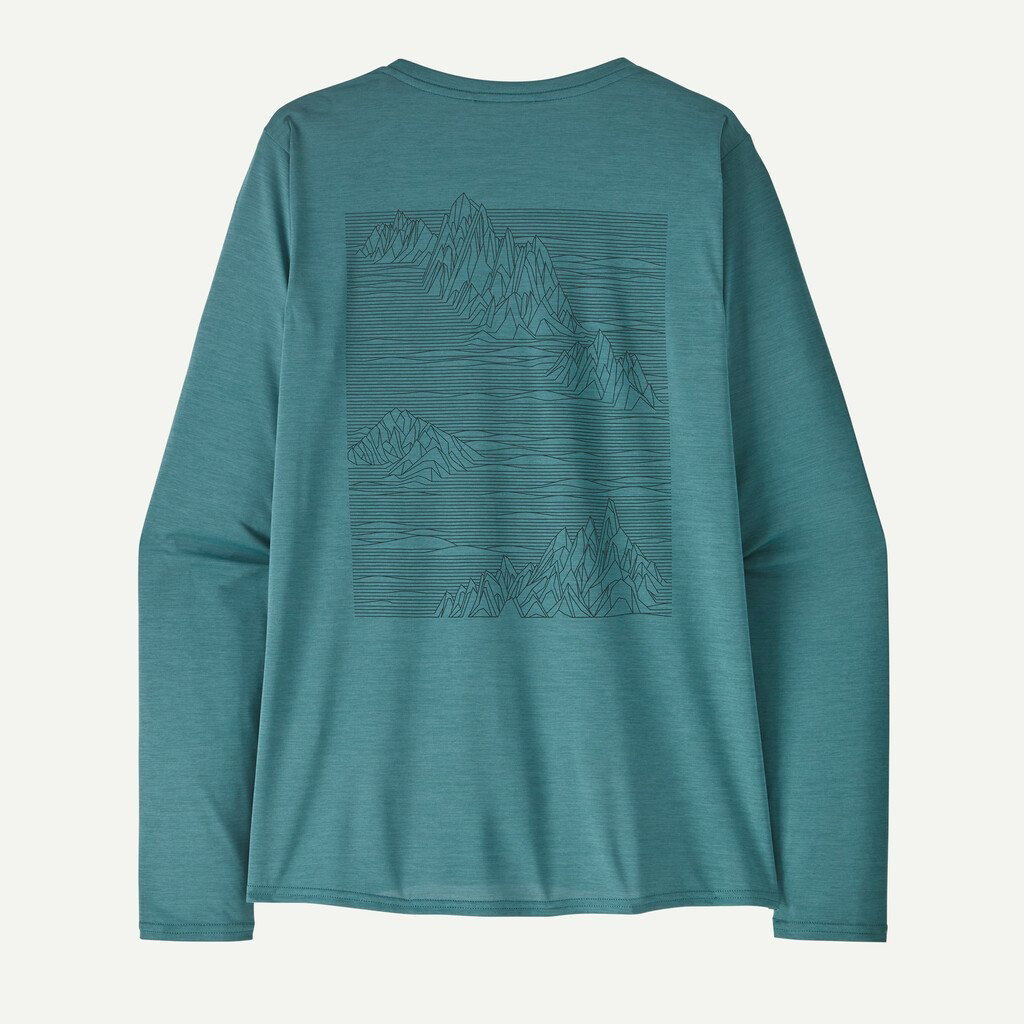 daily power defense Patagonia - bluza - W Capilene Cool Daily Graphic - Albastru