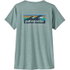 Patagonia - tricou - W Capilene Cool Daily Graphic Waters - Albastru deschis