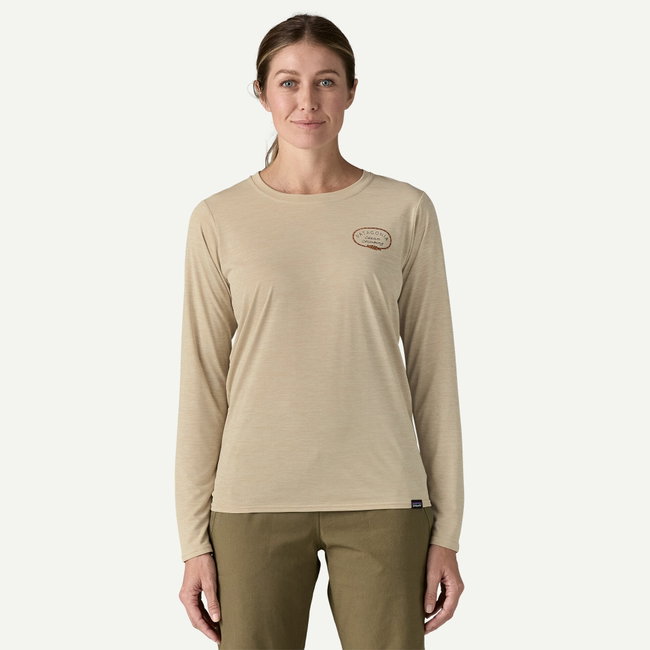 Patagonia - bluza - W Capilene Cool Daily Graphic Lands - Mov
