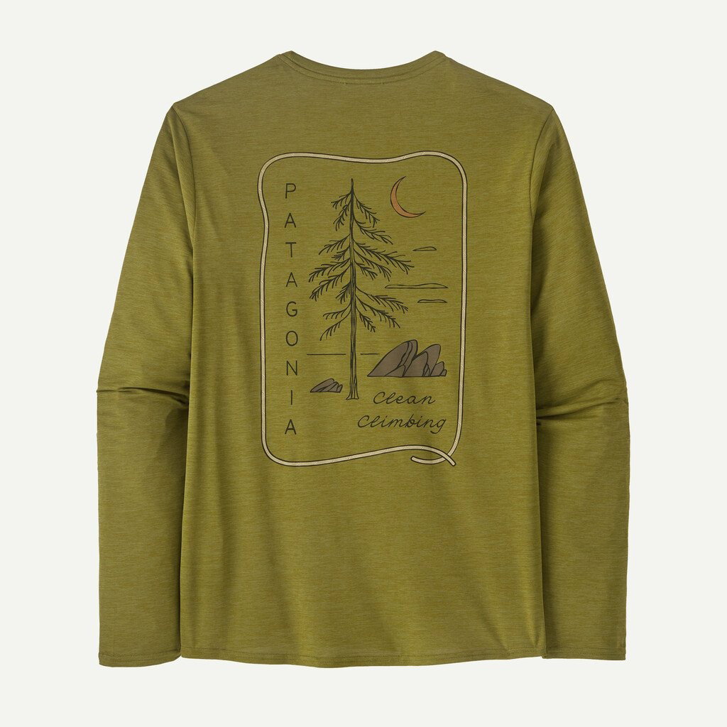 Patagonia - bluza - M Capilene Cool Daily Graphic Lands - Verde