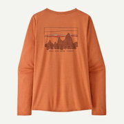 Patagonia - bluza - W Capilene Cool Daily Graphic - Portocaliu