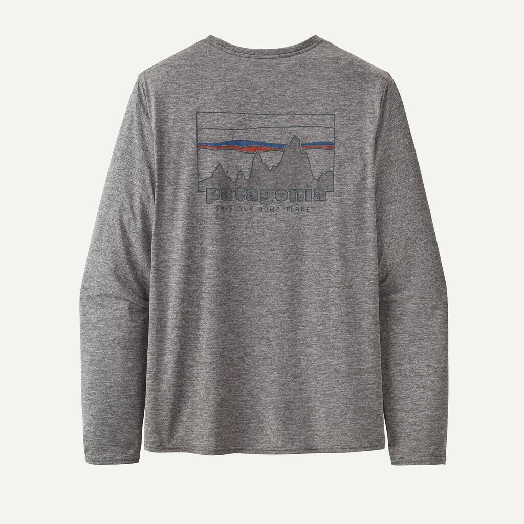 daily power defense Patagonia - bluza - M Capilene Cool Daily Graphic - Gri