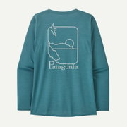 Patagonia - bluza - W Capilene Cool Daily Graphic Waters - Albastru