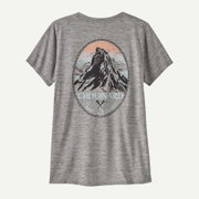 Patagonia - tricou - W Capilene Cool Daily Graphic Lands - Gri