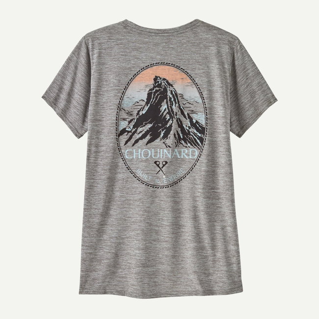 Patagonia - tricou - W Capilene Cool Daily Graphic Lands - Gri
