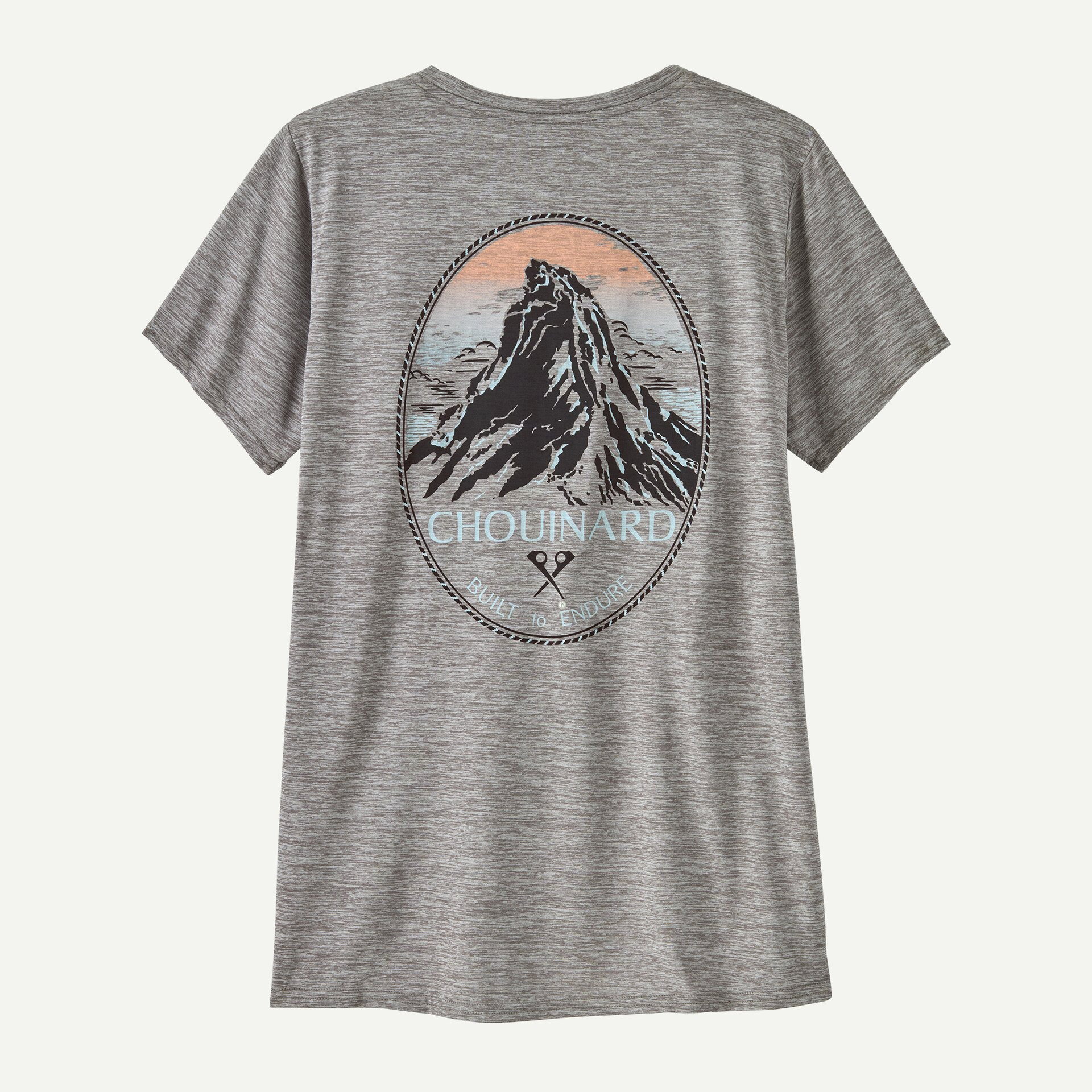 daily power defense Patagonia - tricou - W Capilene Cool Daily Graphic Lands - Gri