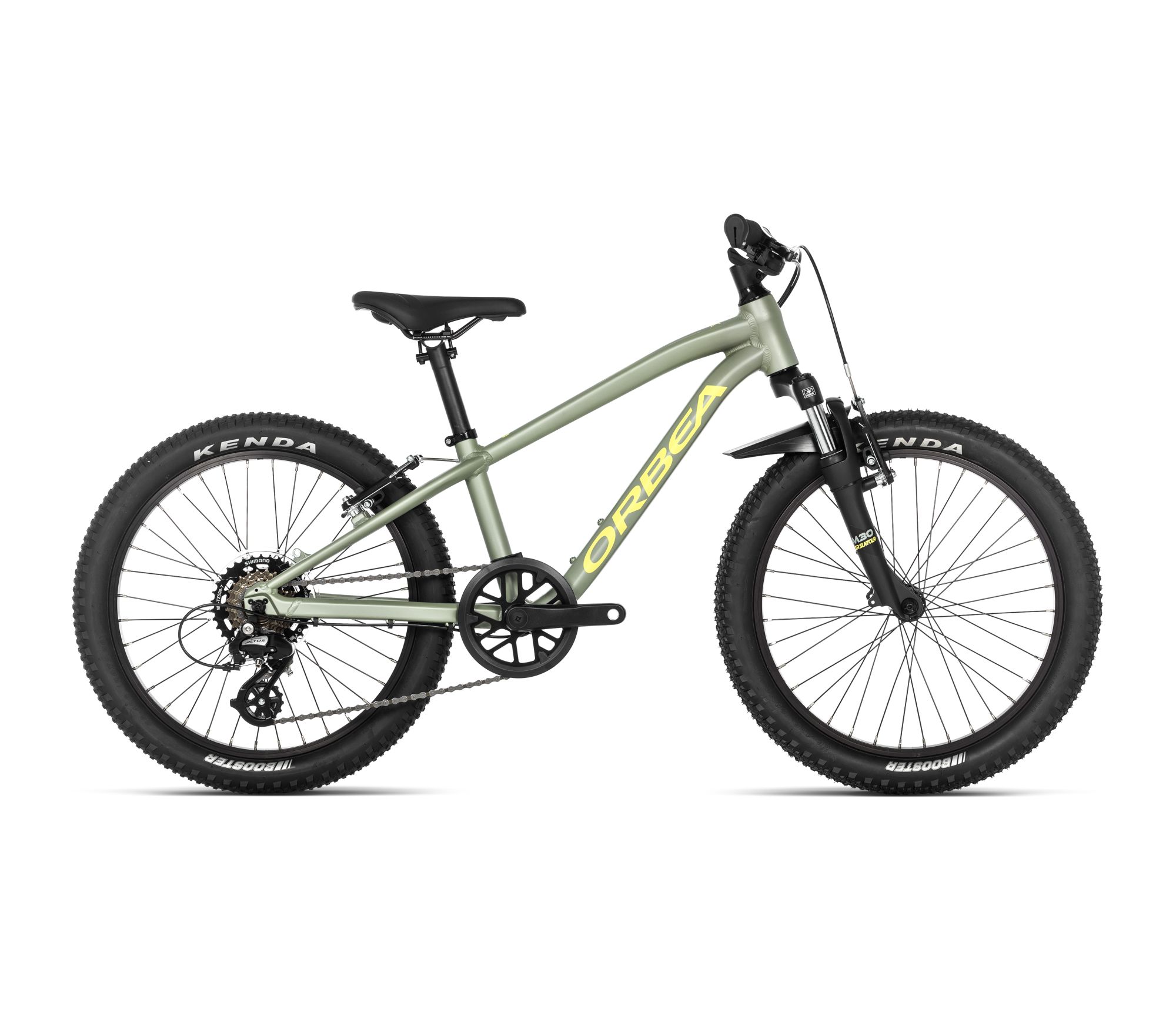 Orbea Bicicletă copii Orbea MX 20 XC - Metallic Green Artichoke (Matt) | Yellow (Matt)