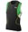 Men Competitor Singlet TYR negru-verde-galben