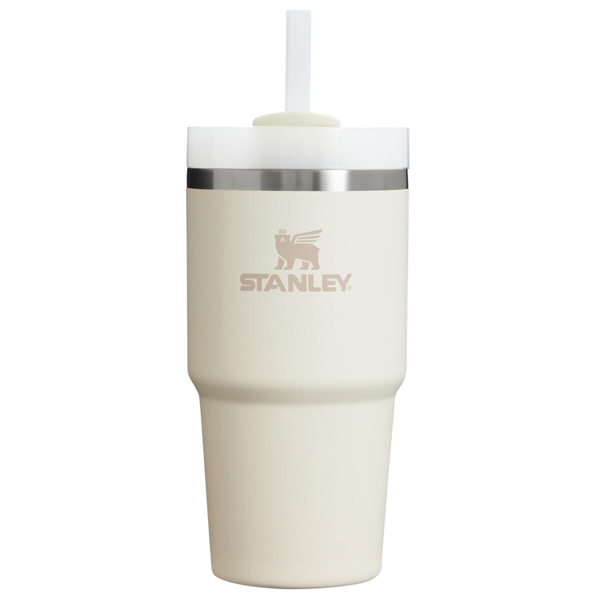 Stanley Stanley - termos tip sticla cu pai - Quencher H2.0 FlowState - Crem - 0.6L
