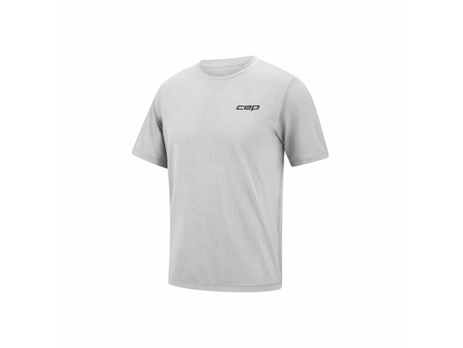 CEP - tricou tehnic - run shirt short sleeve - light grey