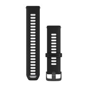 Garmin - curea silicon Forerunner - Quick Release 22 - Negru I Whitestone transparent cu Carcasa slate