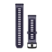Garmin - curea silicon - Quick Release 22 - Mov imperial translucid I Indigo cu carcasa slate