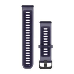 Garmin - curea silicon - Quick Release 22 - Mov imperial translucid I Indigo cu carcasa slate
