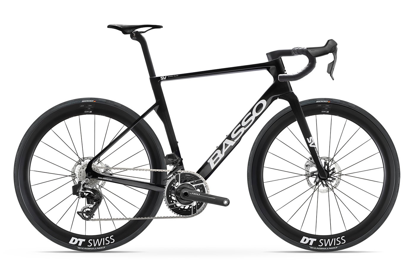 jante forjate Bicicletă șosea Basso SV SRAM Red AXS - Pure Black