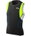 Men Competitor Singlet TYR negru-lime-albastru