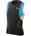 Men Competitor Singlet TYR negru-albastru-galben
