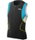 Men Competitor Singlet TYR negru-albastru-galben