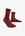 CEP - sosete compresie medii - pinstripe socks running mid cut - red