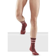 CEP - sosete compresie medii - hiking 80`s mid cut socks W - brown | rose