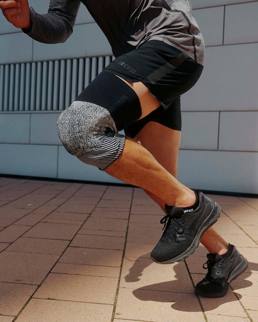 CEP - genuchiera cu suport maxim - max support knee sleeve - black