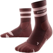 CEP - sosete compresie medii - hiking 80`s mid cut socks W - brown | rose