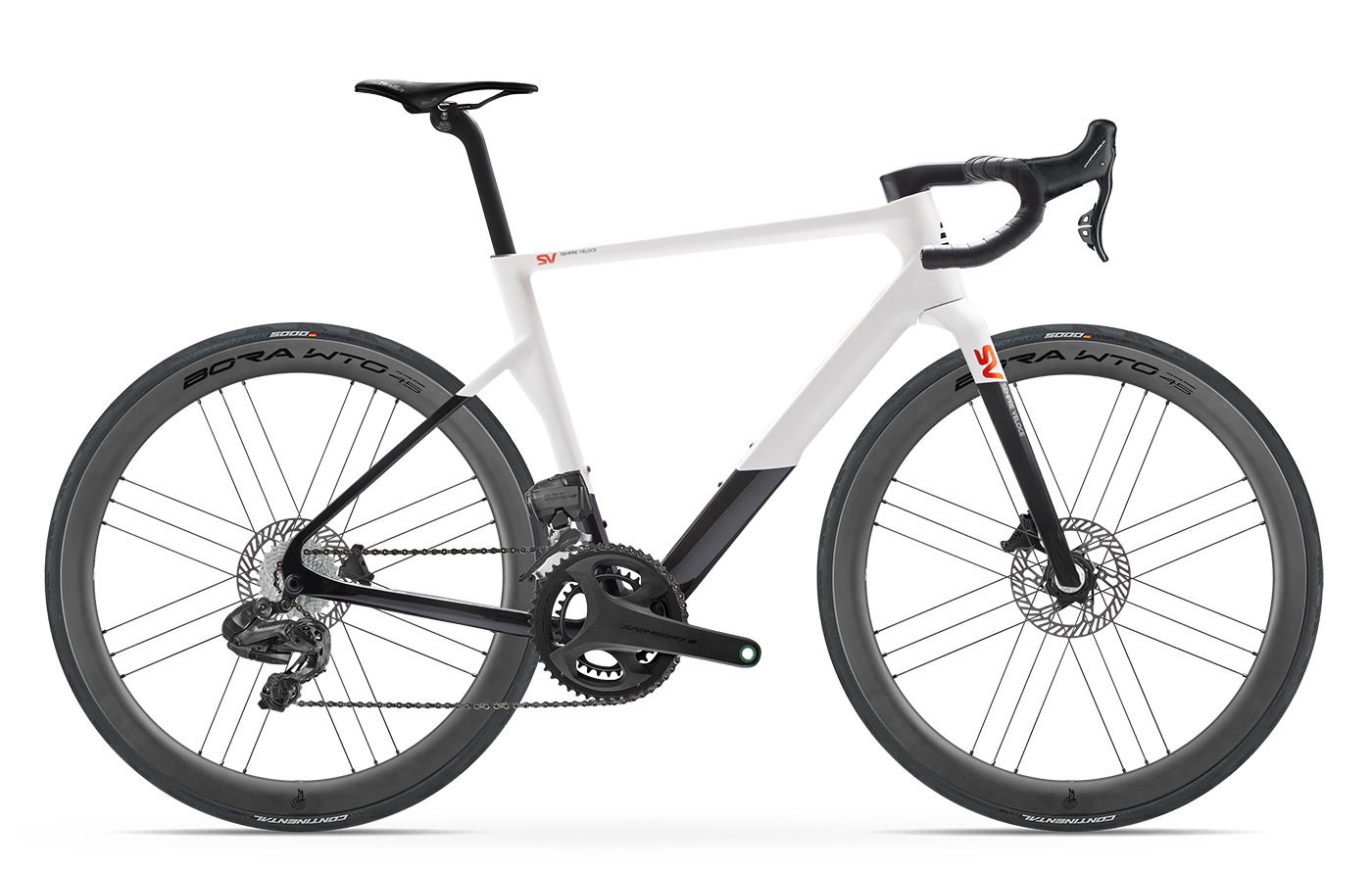 jante forjate Bicicletă șosea Basso SV Campagnolo Super Record S - Burano White