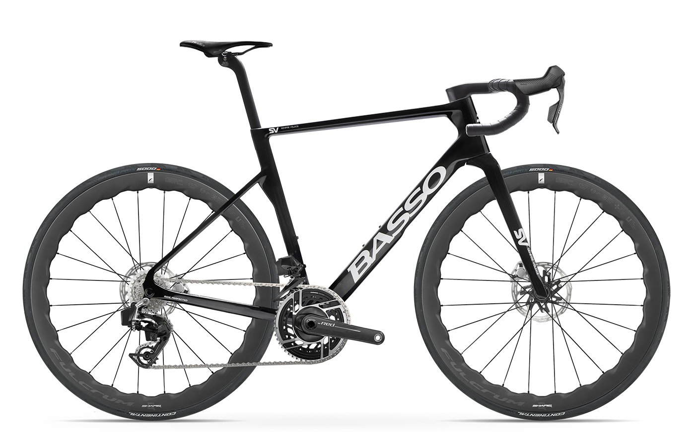 jante forjate Bicicletă șosea Basso SV SRAM Red AXS - Pure Black