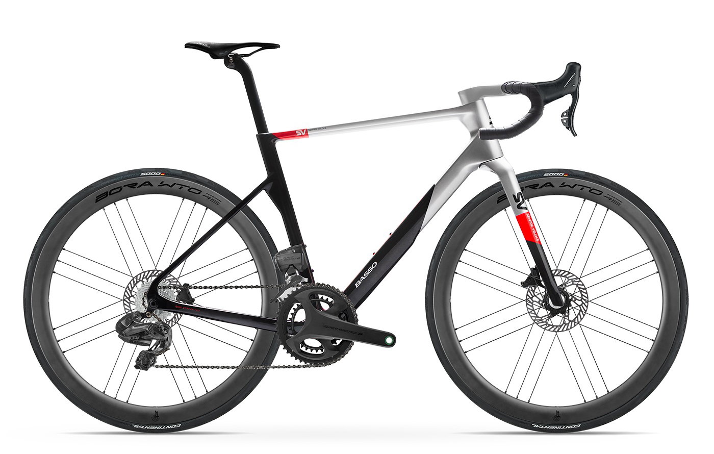 jante forjate Bicicletă șosea Basso SV Campagnolo Super Record S - Rosso Vivo