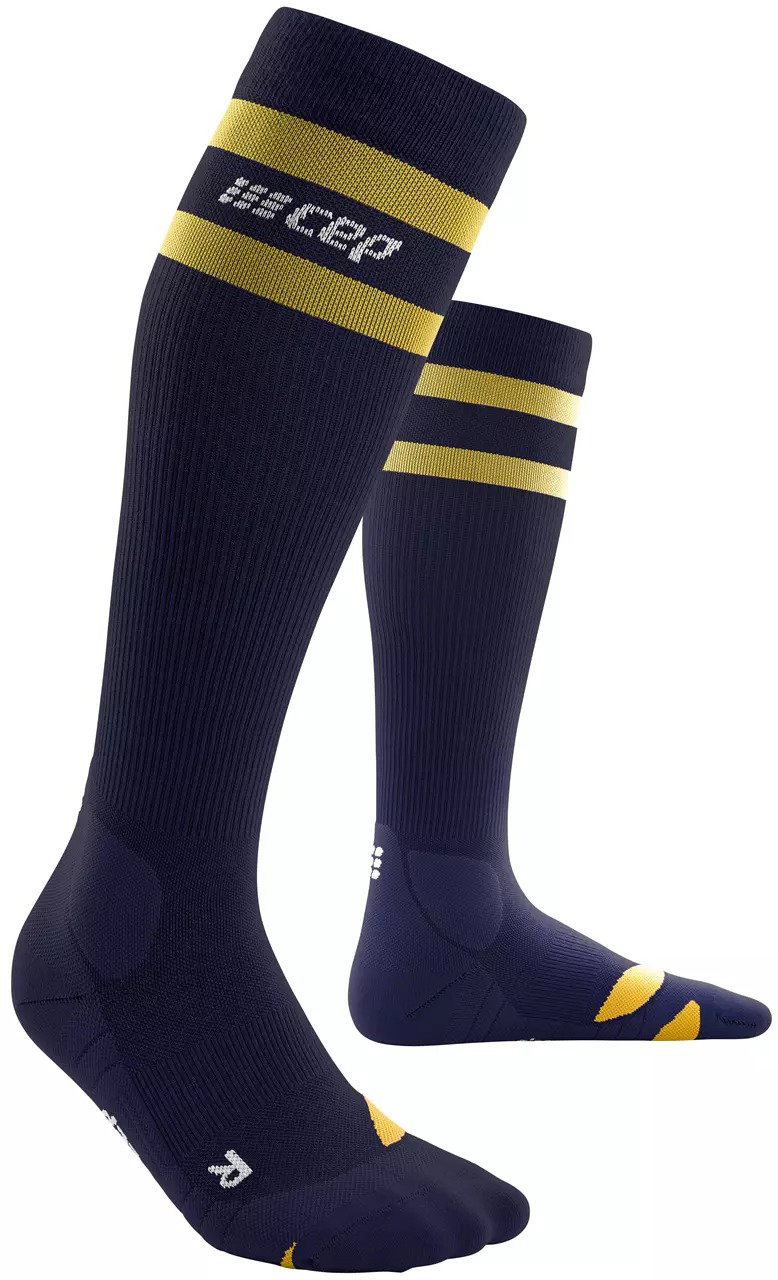 Sporting Goods CEP - sosete compresie inalte - hiking 80`s socks tall W - peacoat | gold