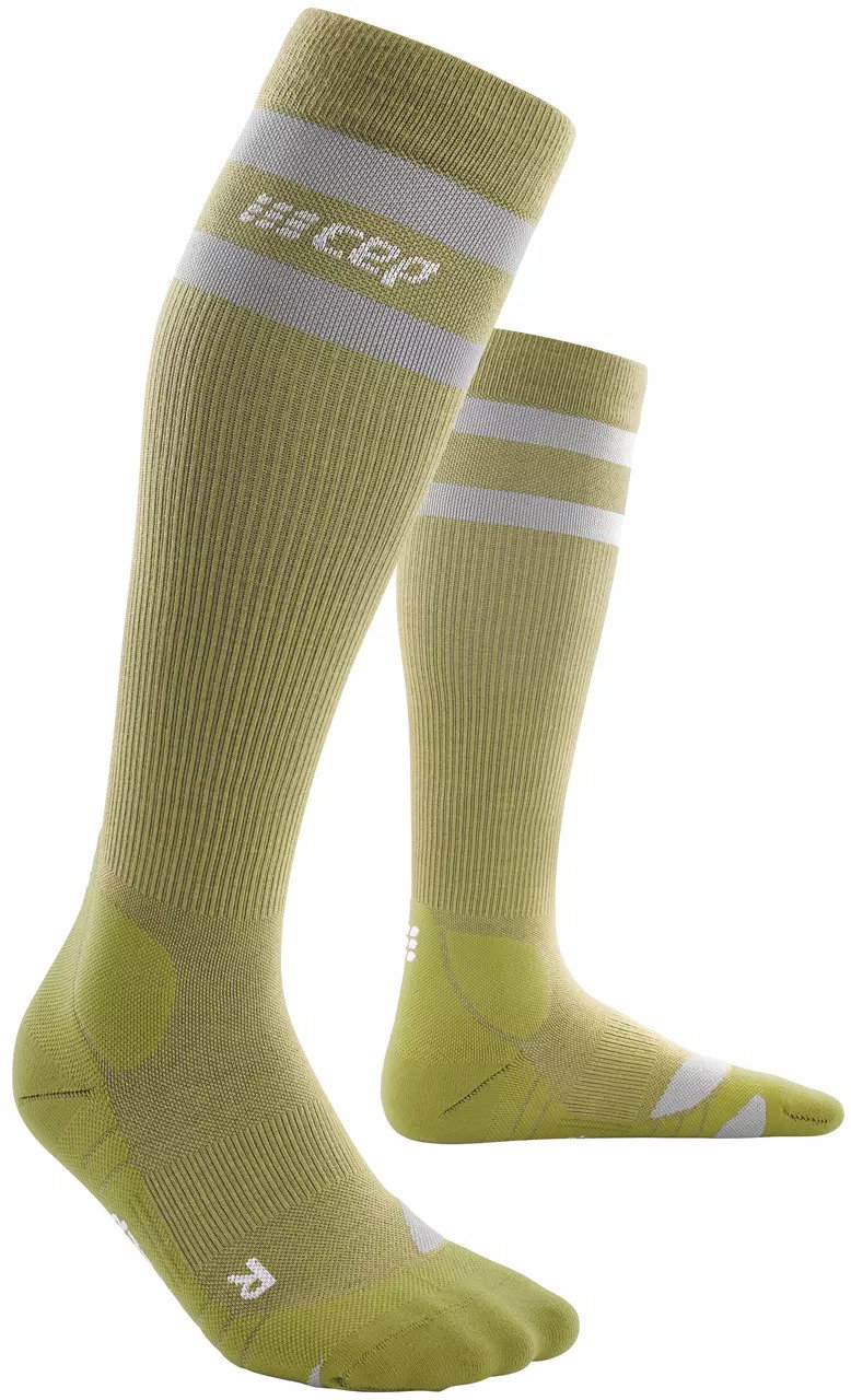 Sporting Goods CEP - sosete compresie inalte - hiking 80`s socks tall W - olive | grey
