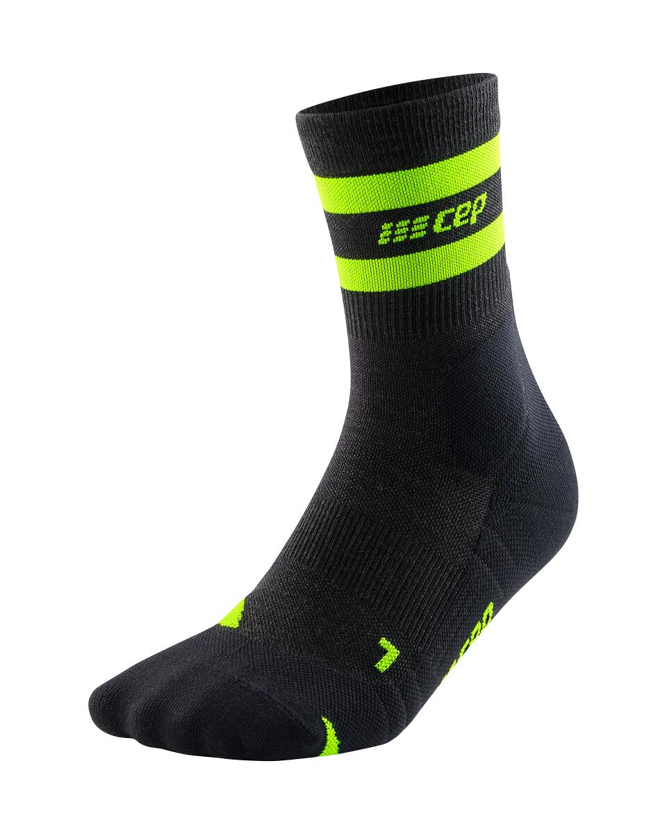 Sporting Goods CEP - sosete compresie medii - hiking 80`s mid cut socks - stonegrey | green